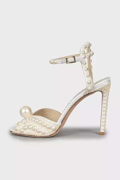 White sandals Sacora 100