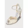 White sandals Sacora 100