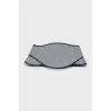 Quilted waistband with velcro