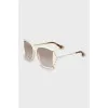 Grand sunglasses with print on temples
