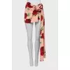 Floral Print Mini Skirt