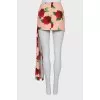 Floral Print Mini Skirt