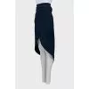 Asymmetrical Denim Skirt