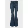 Flared jeans in blue