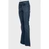 Flared jeans in blue