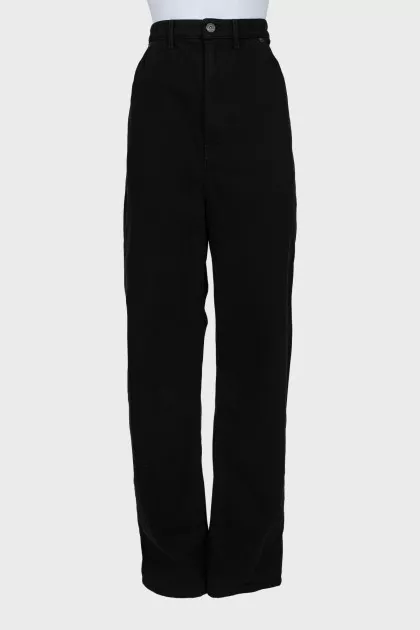 Black baggy fit jeans
