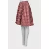 Checkered loose fit skirt