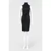 Black sheath dress