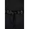Black sheath dress