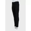 Slim-fit trousers with creases
