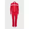 Red tracksuit with stripes