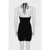 Mini Dress with Draped Zip