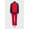 Two-tone tracksuit with tag