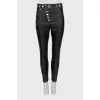 Skinny jeans with contrast seams