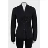 Fitted blouse with buttons