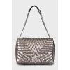 Quilted bag with silver star