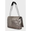 Quilted bag with silver star