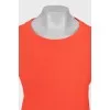 Knitted jumper in orange color