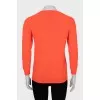 Knitted jumper in orange color