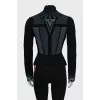 Slim-fit jumper with zip