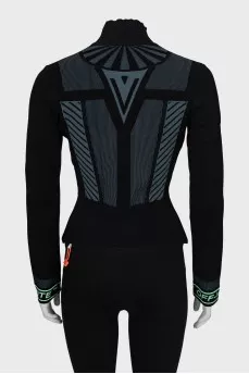 Slim-fit jumper with zip