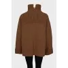 Oversized turtleneck sweater