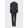 Wool suit with a small print