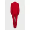 Red tracksuit with arrows
