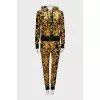 Velour tracksuit with print