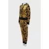 Velour tracksuit with print