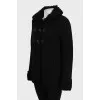 Cashmere cardigan with cranks