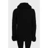 Cashmere cardigan with cranks