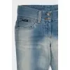 Ripped flared jeans