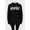 Oversized sweater with logo