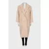 Oversized coat in beige