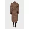 Checkered coat with tag
