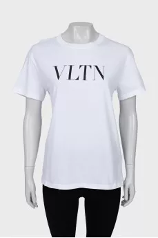 Oversized T-shirt with text print
