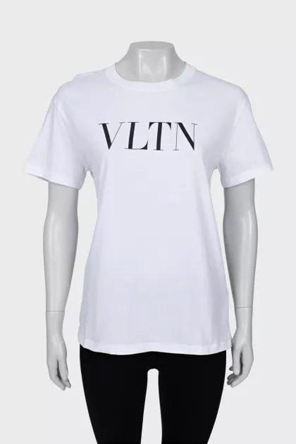 Oversized T-shirt with text print