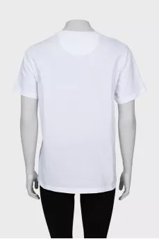 Oversized T-shirt with text print