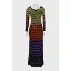 Mixed Color Maxi Dress