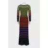 Mixed Color Maxi Dress