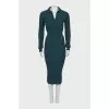 Ribbed wool and cashmere dress