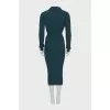 Ribbed wool and cashmere dress