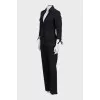 Wool suit with patch pockets