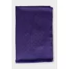 Purple scarf with signature print