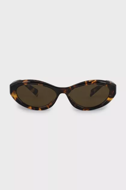 Oval Printed Sunglasses