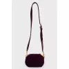 Velor purple bag