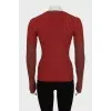 Fitted jumper with lurex