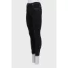 Skinny jeans with contrast seams