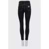 Skinny jeans with contrast seams